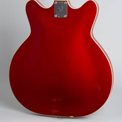Fender  Coronado II Thinline Hollow Body Electric Guitar (1966), ser. #503080, original black tolex hard shell case. image 4