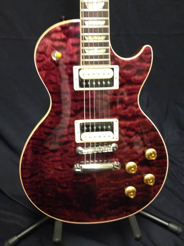Gibson Custom Shop Les Paul Classic  Rose Quilt Top - RARE! image 1