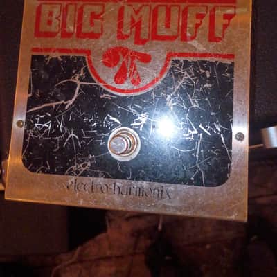BigMuff Electro-Harmonix Big Muff Pi (V5 Op-Amp / EH1322) - Tone Bypass 1978 - silver/ leather image 2