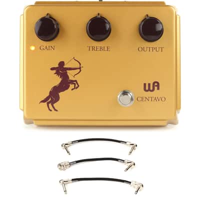 Warm Audio Centavo Professional Overdrive Pedal with 3 Patch Cables image 1