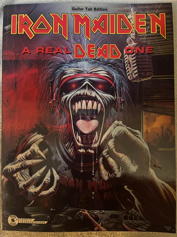 Iron Maiden - A Real Dead One - Guitar Tab / Tablature Book image 1