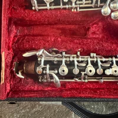 Larilee brand wood  Oboe with case. Made in France image 2