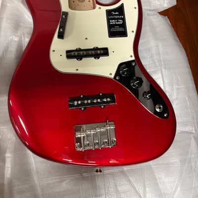 Fender Vintera III Early 70s Jazz Bass loaded body - Candy Apple Red image 4
