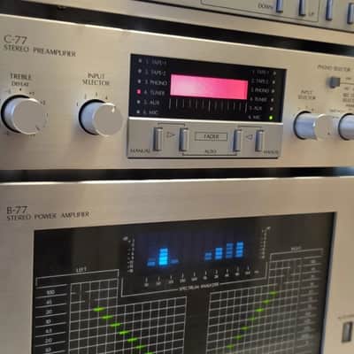 VINTAGE SANSUI STEREO SYSTEM/POWER AMP/PRE AMP/TUNER/MADE IN JAPAN image 7