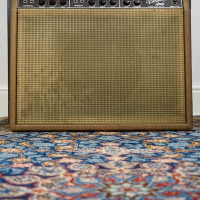 1963 Fender Brownface Vibrolux Amp UK Export Version - From Selmer, One Owner image 2