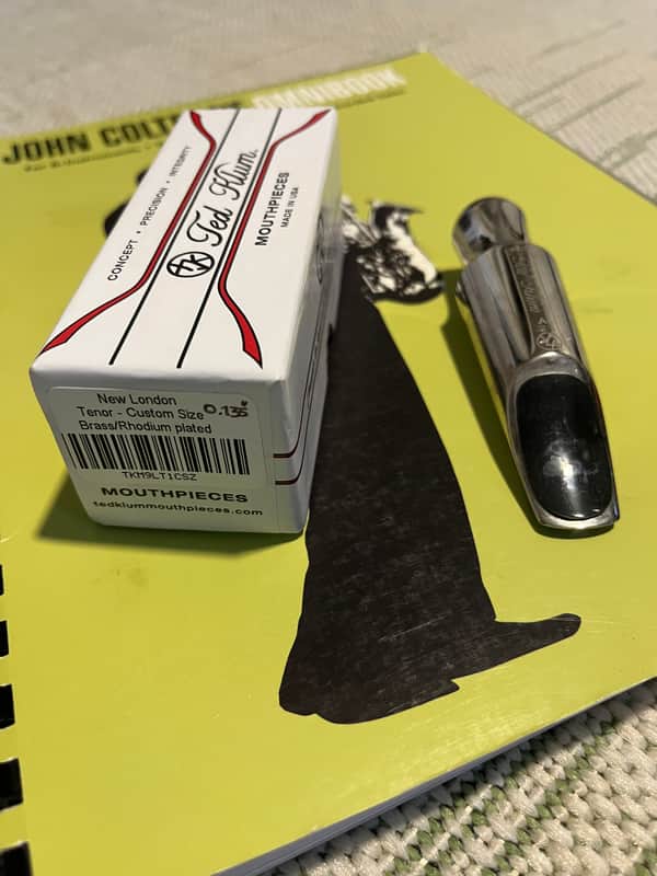 Ted Klum New London Tenor - Size 10* (.135") - Brass/Rhodium Plated image 1
