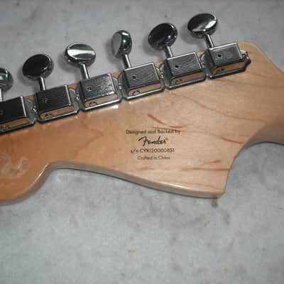 Squier Paranormal Series Cyclone 2020 - Daphne Blue image 13