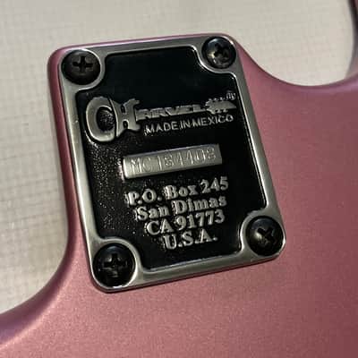2018 Charvel Mexico Pro Mod 2H Satin Pink Guitar Body Floyd Ready image 13