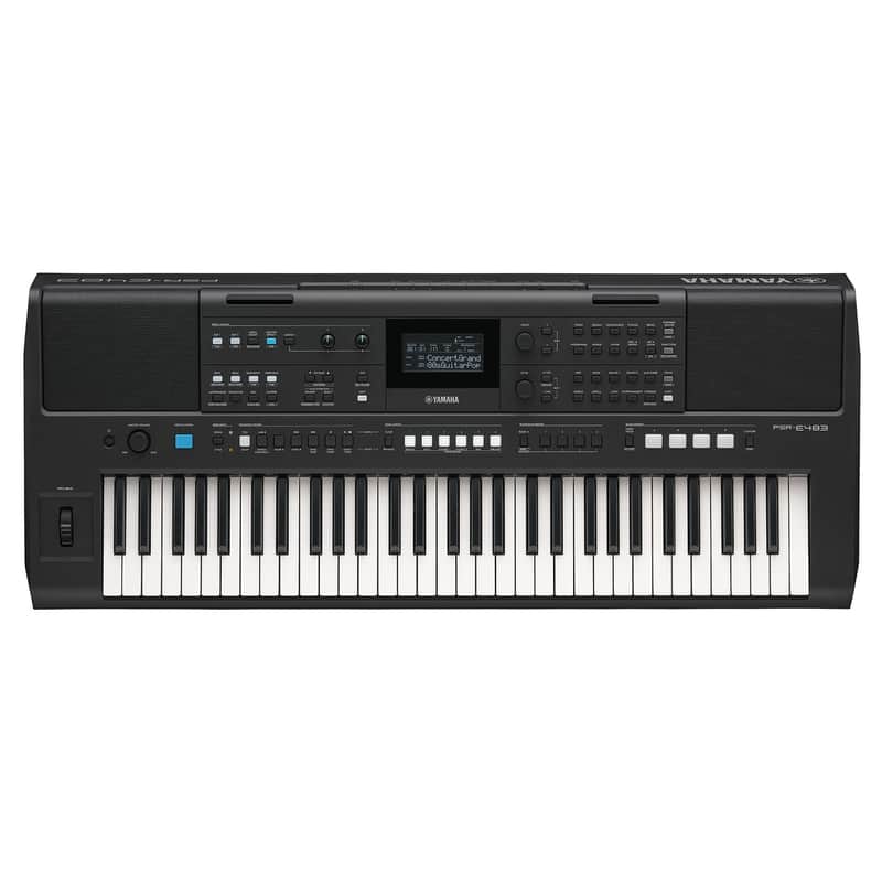 Yamaha PSRE483  61-key portable keyboard. Includes PA150 ps image 1