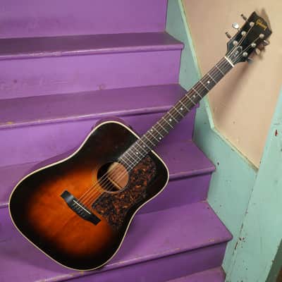 1980 Gibson J-45 Dreadnought Acoustic Guitar (VIDEO! Fresh Work, Ready) image 1
