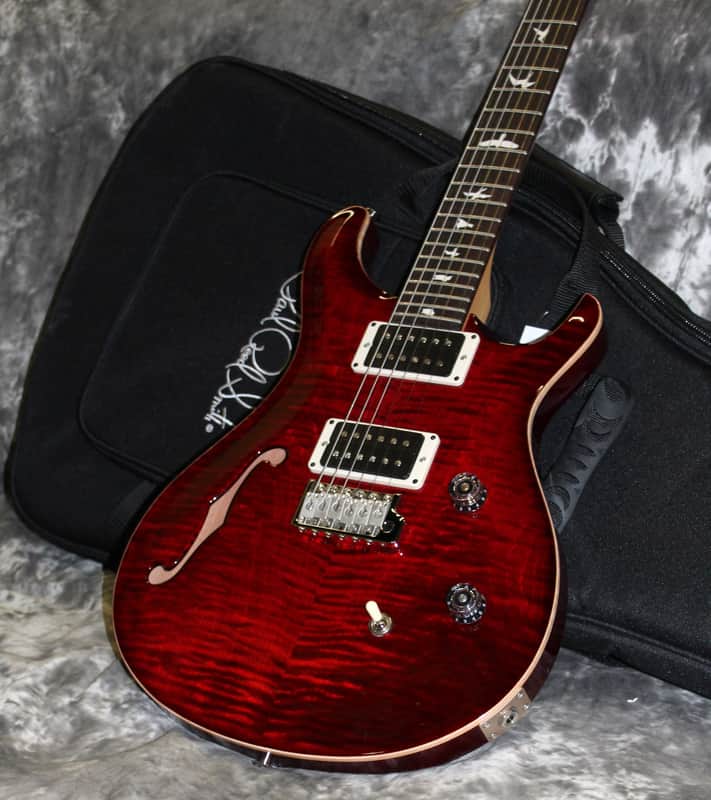 2023 PRS - CE 24 Semi-Hollow - Fire Red Burst image 1
