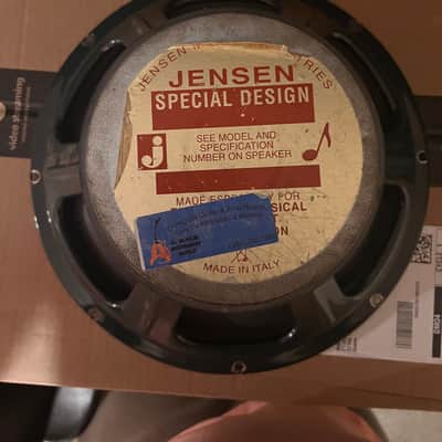 Jensen C12K Vintage Ceramic 12" 100-Watt 8ohm Guitar Speaker 2010s - Green image 1