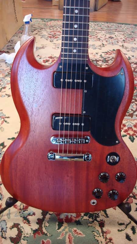 Gibson SG Special 60's Tribute with P90 Pickups 2011 Red | Reverb