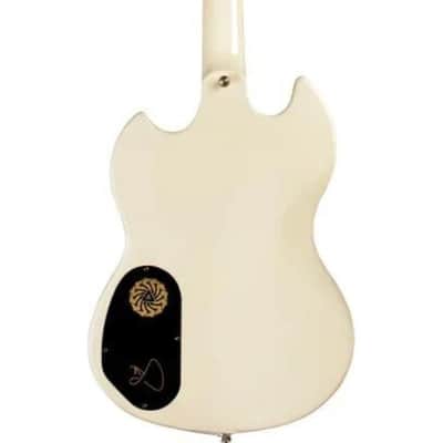 Guild Polara Kim Thayil Signature Electric Guitar Vintage White image 3