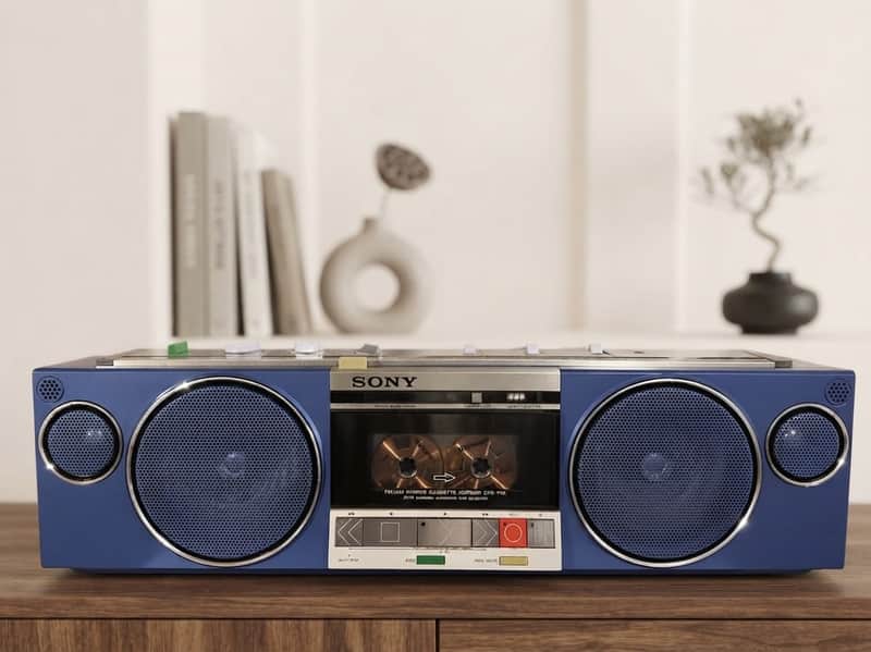 Sony CFS-F10 Rare Vintage MINT Cassette Boombox Tested Portable Warranty Japan image 1