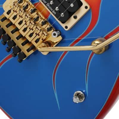 Charvel USA Custom San Dimas Vintage Flames Graphic Unique Design Flame Guitar image 12
