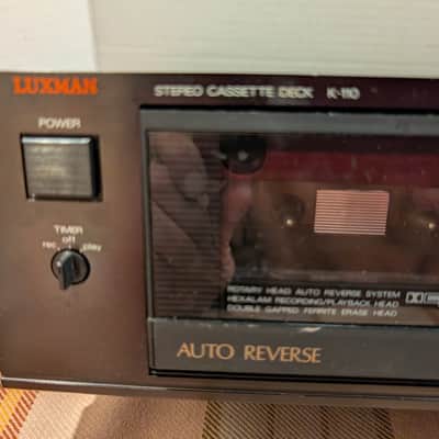 Luxman K-111 Dolby HX Pro Cassette Deck image 2
