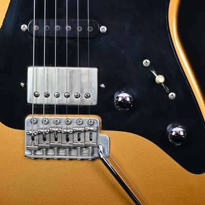 Gregor Guitars HSS Strat Marcus Deml Prototype from 2022  in Gold with Gewa Gigbag image 5