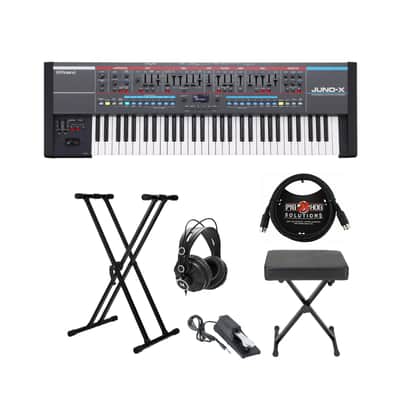 Roland Juno-X Programmable Polyphonic Keyboard Synthesizer with Accessories image 16