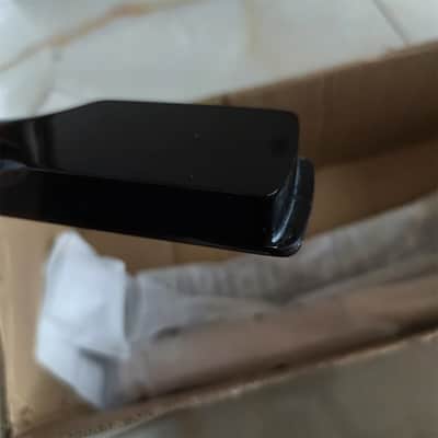Fretless Electric guitar neck part 22 Fret 25.5 Inch Rosewood Black Gloss image 6