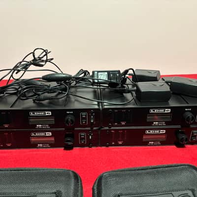 Line 6 XD-V75 Digital wireless Bodypack systems (4) w/ Receivers & Antennas image 3