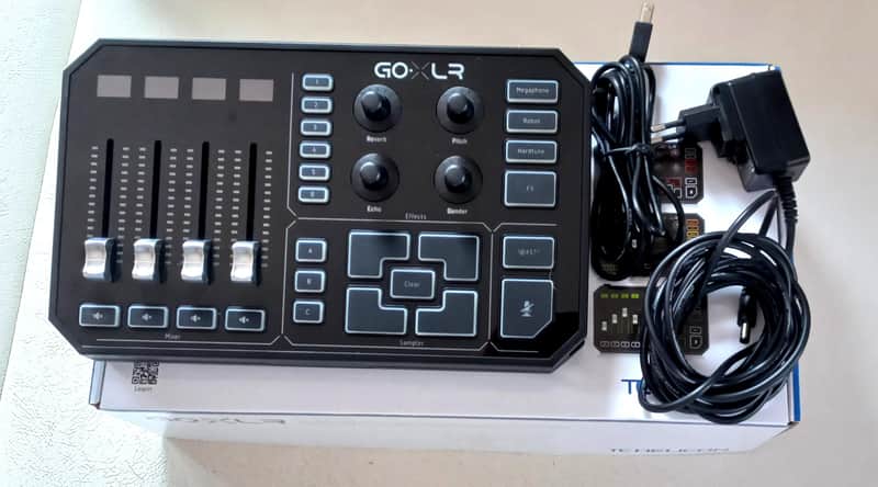 TC Helicon GoXLR, Go XLR, 4-Channel Mixer, Motorized Faders, Sound Board and Vocal Effects, Warranty image 1