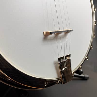 Gold Tone Mastertone™ OB-12 Top Tension Resonator Banjo Vintage Brown Finish w/ Case image 6
