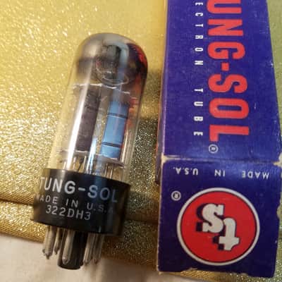 Tung-Sol 6SN7GTB tNOS AT1000 TESTED Vacuum Tube T7 tall glass dual triode 1956-1961 image 1