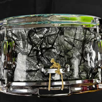 Slingerland Snare Drum 1960s - Black Diamond Pearl image 5