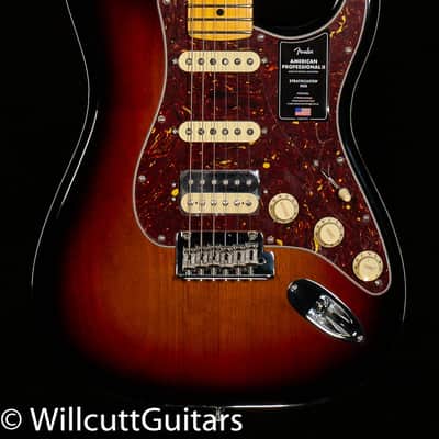 Fender American Professional II Stratocaster HSS Maple Fingerboard 3-Color Sunburst (718) image 3