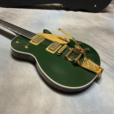 2000 Gretsch G6128TEE Elliot Easton w/Bigsby Cadillac Green w/OHSC image 9