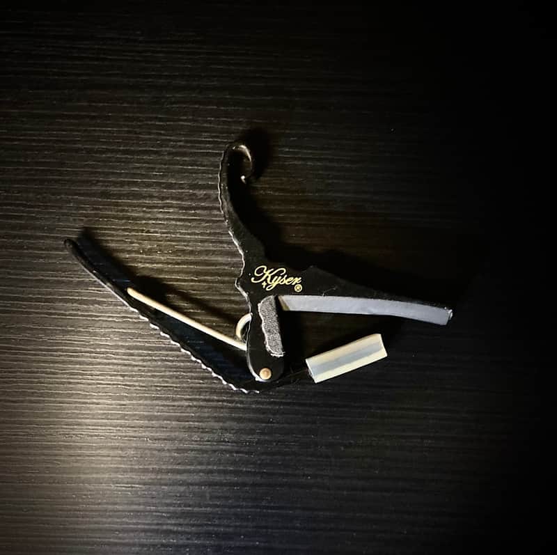Kyser KG6BC Acoustic Guitar Capo - Black Chrome image 1