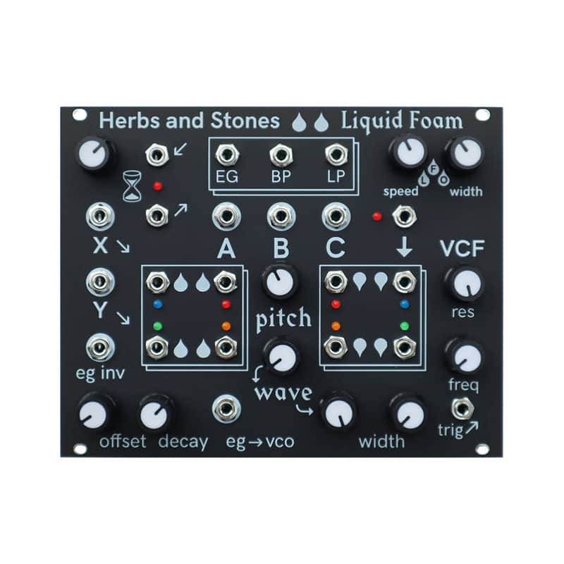 Herbs & Stones Liquid Foam Eurorack Synth & Sequencer Module image 1