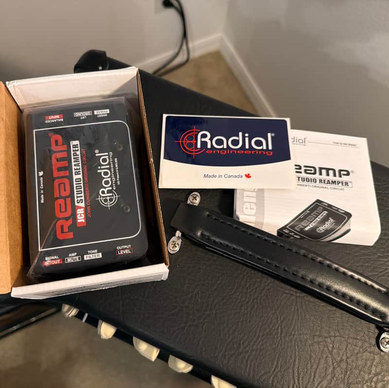 Radial Reamp JCR Studio Reamper 2010s - Black image 1