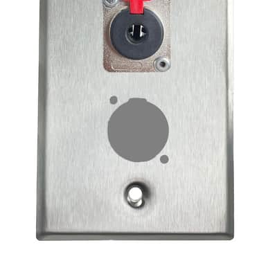 Stainless PROCRAFT SPL-2X-ST-VAR 1 Gang Stainless Pro Audio Installation Wall Plate Loaded, Made in the USA-RJ45 (CAT 5) Feed-Thru / RJ45 (CAT 5) Feed-Thru image 24