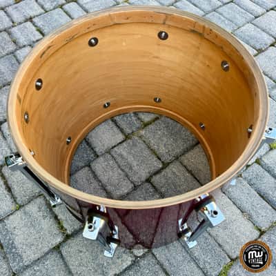Immagine Premier SIGNIA Maple Tom Floor Tom 14" x 12" Cherry Wood UK Made - 20