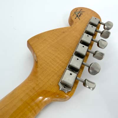 2005 Fender Custom Shop Ltd Edition ’66 Stratocaster – Closet Classic – Firemist Silver Metallic image 8