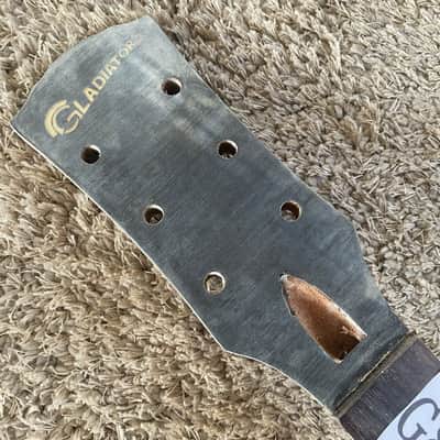 DIY Project Mahogany Double Cutaway Guitar Body with Neck, Rosewood Fingerboard image 2