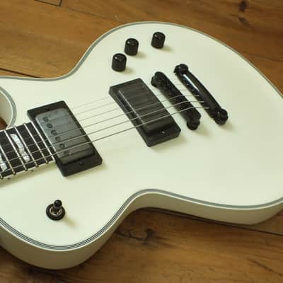 ESP E-II Eclipse Snow White Satin Neckthrough 2020 image 24