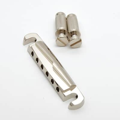 MojoAxe CWT-UA (un-aged) Wraparound Wrapover Tailpiece Nickel MojoAxe CWT-UA (un-aged) Wraparound Wrapover Tailpiece Nickel