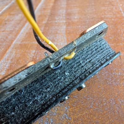 Fender Telecaster Bridge Pickup Gray Bottom Vintage Late 1969 Excellent 6.09K image 7