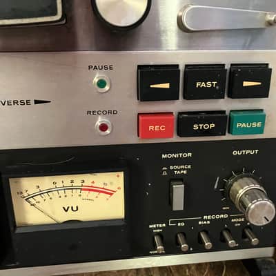 PLEASE READ AD!!! TEAC A-6300 1/4" 10.5 inch 4-Track Auto Reverse Reel to Reel Tape Deck Recorder 1970s - Silver image 8