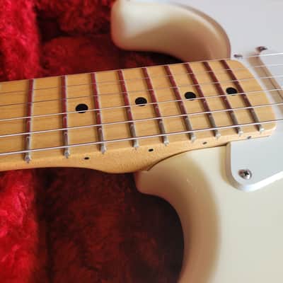 Fender Jimmie vaughan stratocaster 2005 - antique white image 7