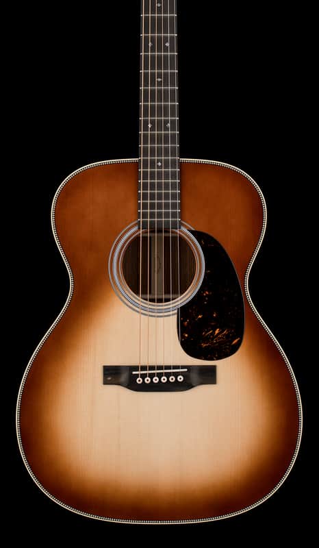 Martin Custom Shop 000-28 Style Adirondack Spruce/Guatemalan Rosewood - Cinnamon Teardrop Burst #20891 (Empire Music Spec) image 1