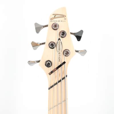 Dingwall Left-Handed Combustion 3X 5-String Multi-Scale Bass - 3-Pickup Quilt Top Vintageburst w/Maple Fretboard image 6