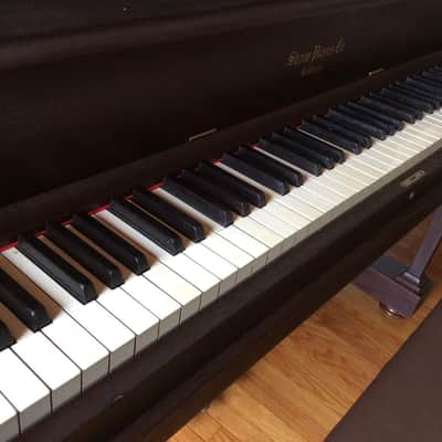 Shaw Upright Piano 1900 Antique Walnut ivory keys beautiful image 4