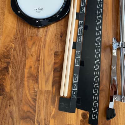 Mapex Student Bell Percussion Kit with metal xylophone instrument, soft case, metal stand, drum pad and mallets image 4