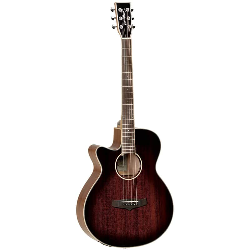 Tanglewood TW4 Winterleaf Super Folk Left-Handed with Electronics image 1