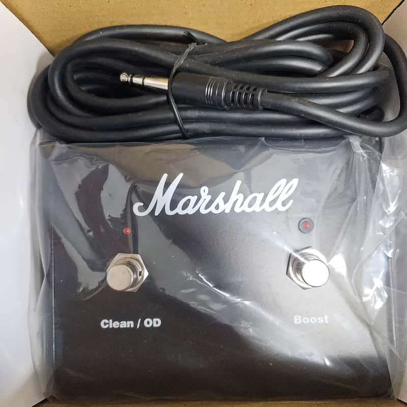 Marshall PEDL-91001 Clean/OD Boost 2-way footswitch amplifier image 1