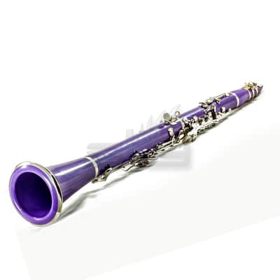 SKY Music High Quality Bb Purple Clarinet Package Nickle Silver Keys German Style image 3